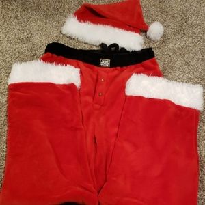 Joe Boxer Santa pants and hat